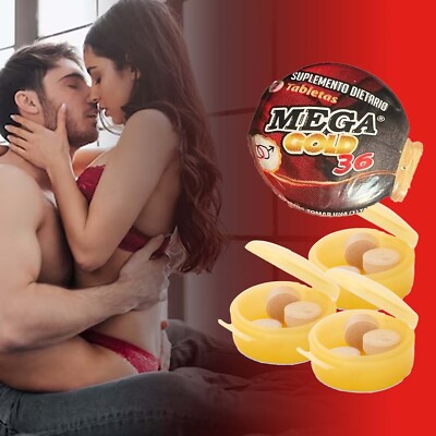 Mega Gold 36 - Extra Power Supplement For Men 9 tablets