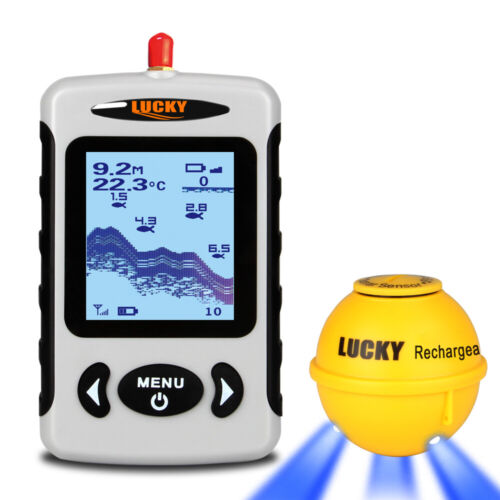  Portable Professional Sounder  Sonar Fish Finder Fishing B6V2 - Picture 1 of 11