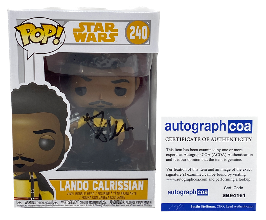 Donald Glover Signed Autograph Funko Pop Solo A Star Wars Story