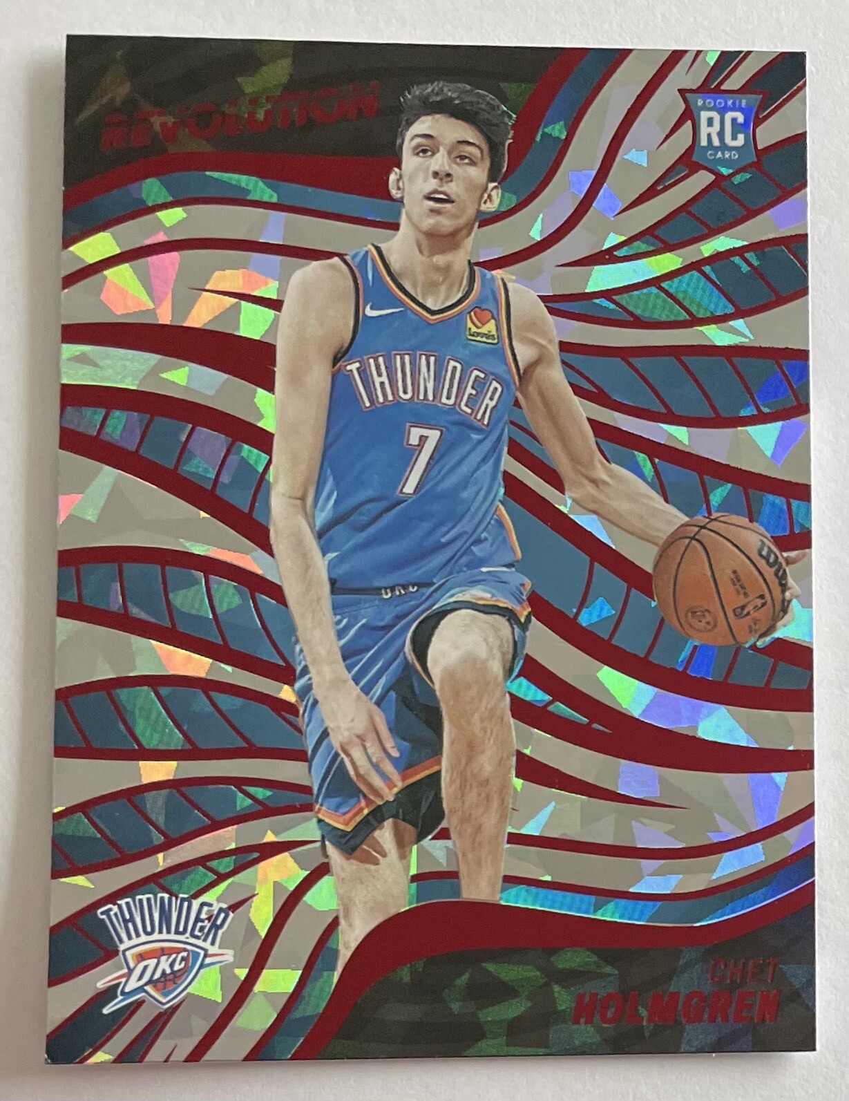 2022-23 Revolution Chinese New Year #148 Chet Holmgren Oklahoma City Thunder RC