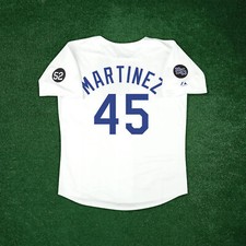 Pedro Martinez 1993 Los Angeles Dodgers Cooperstown Home White Jersey