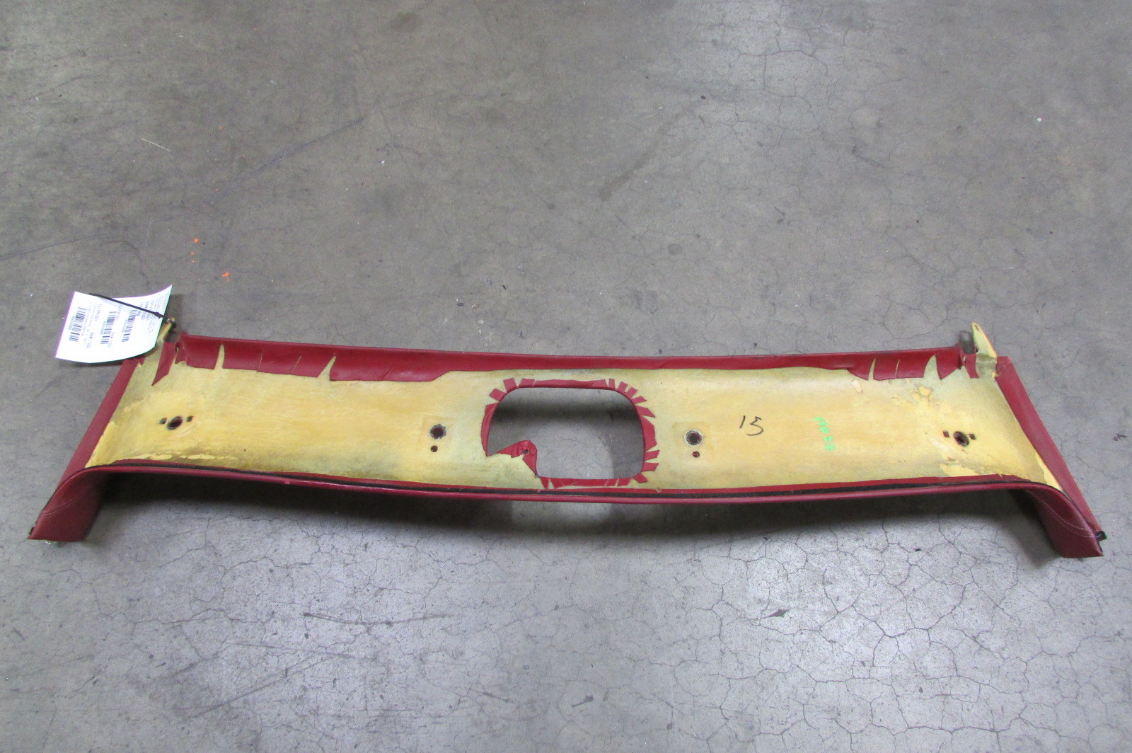 Ferrari 360 Coupe, Upper Windshield Trim Cover, Bordeaux, P/N 65867198