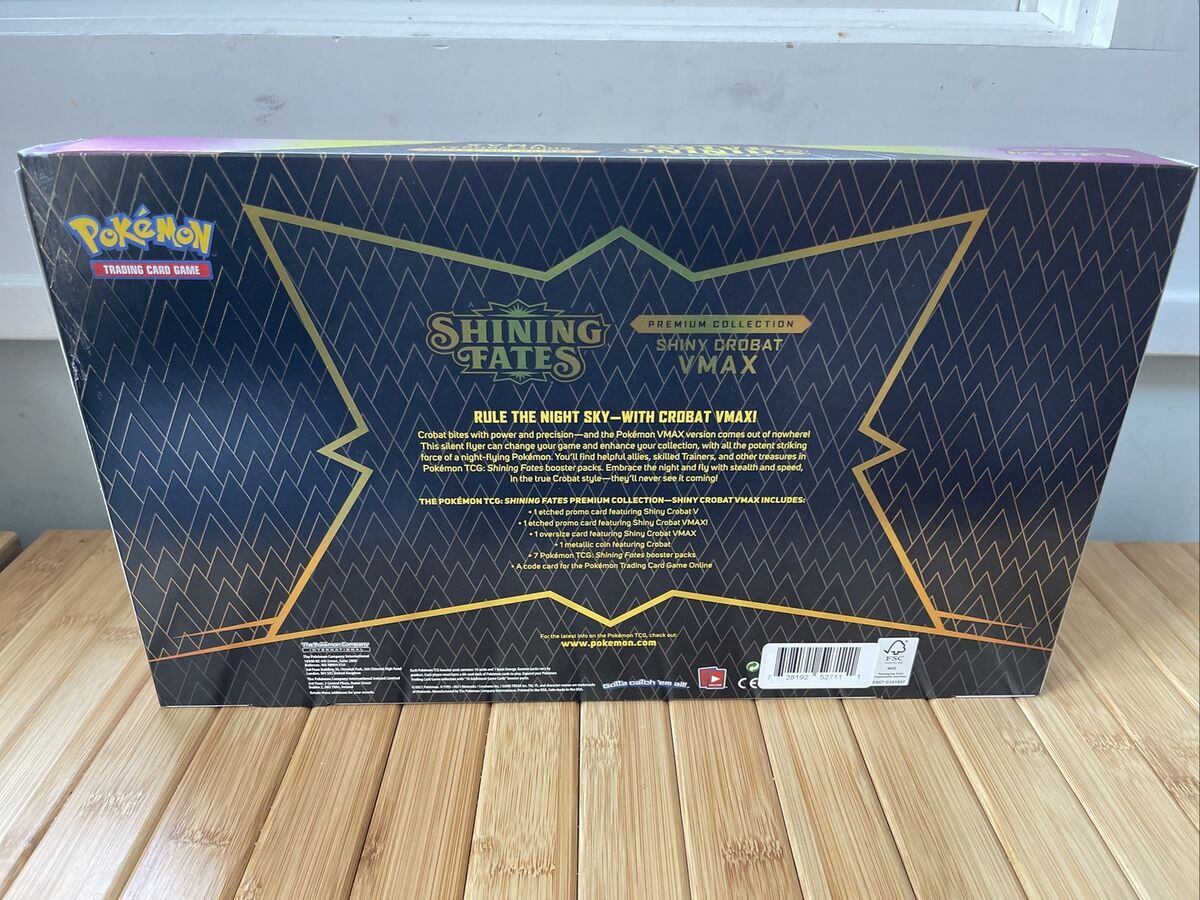 Pokemon TCG: SHINING FATES Premium Collection - Shiny Crobat Pokemon TCG: SHINING FATES Premium Collection - Shiny Crobat