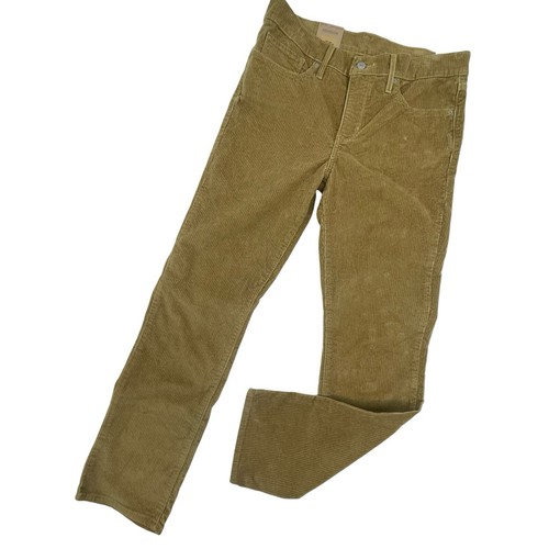 Levi’s 314 Shaping Straight Corduroy Pants Womens 31x30” Brown Mid Rise New