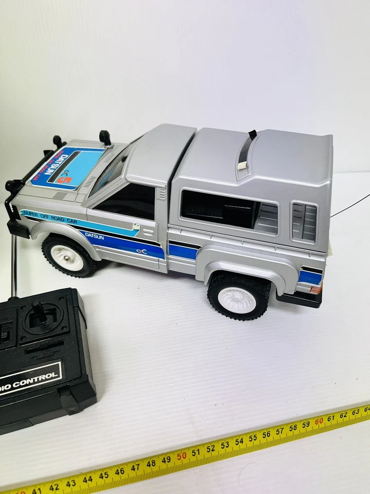 POLISTIL DATSUN DRIVE COMMAND VINTAGE RC CAMBIO AUTOMATICO NOT TESTED!!!! - Immagine 3 di 4