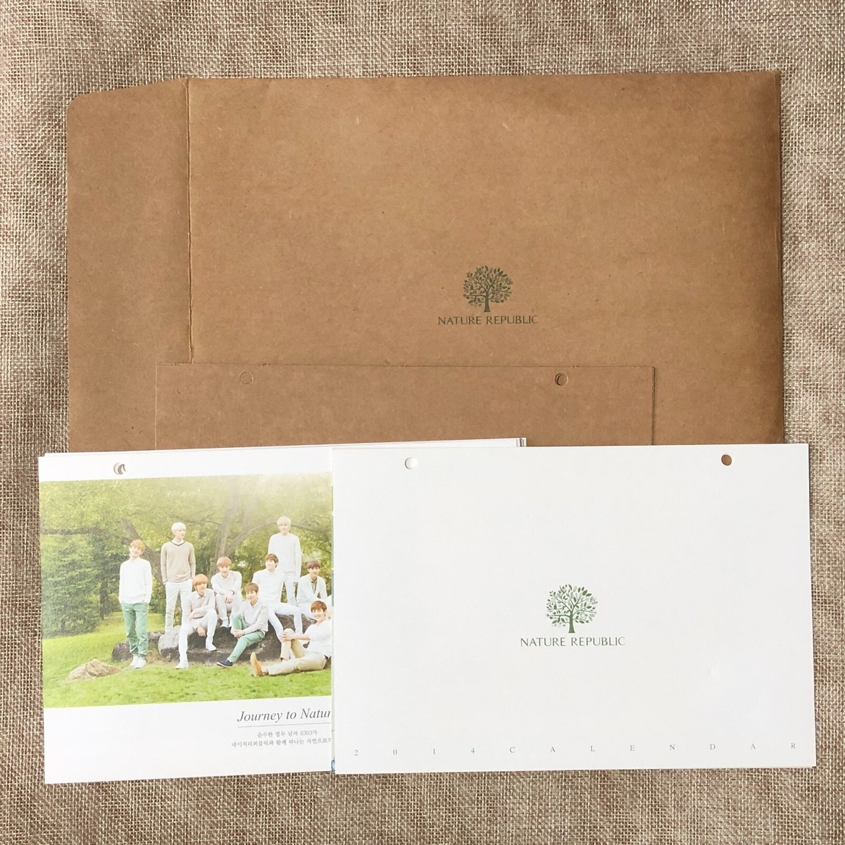 EXO☆全員直筆サイン入り・NATURE REPUBLIC スペシャルコレクション