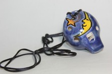 Vtg Whistle Moon star Whistle handpainted Signed Night Sky Whistle astronomy