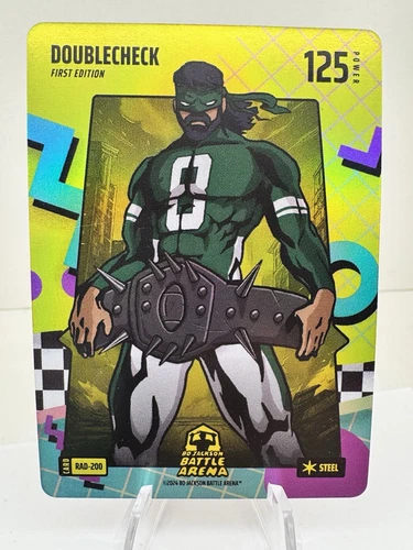 2024 Bo Jackson Battle Arena DOUBLECHECK AARON RODGERS 80s Rad Parallel SSP