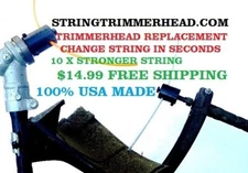 Trimmer head- String Trimmer Head replacement Fits all Metal shaft Trimmers 