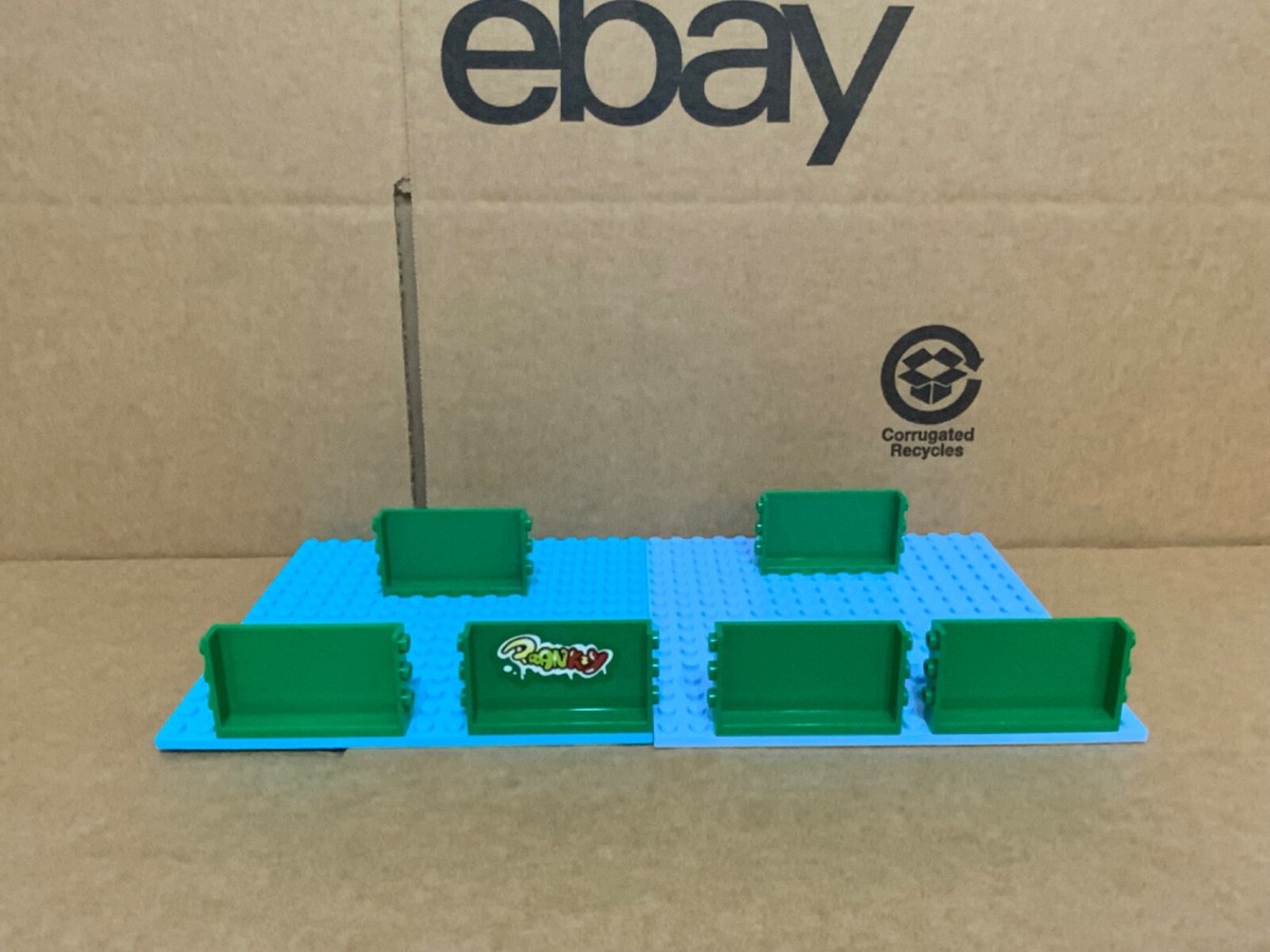 LEGO Parts - Green Panel 1 x 6 x 3 Studs on Sides - No 98280 - QTY