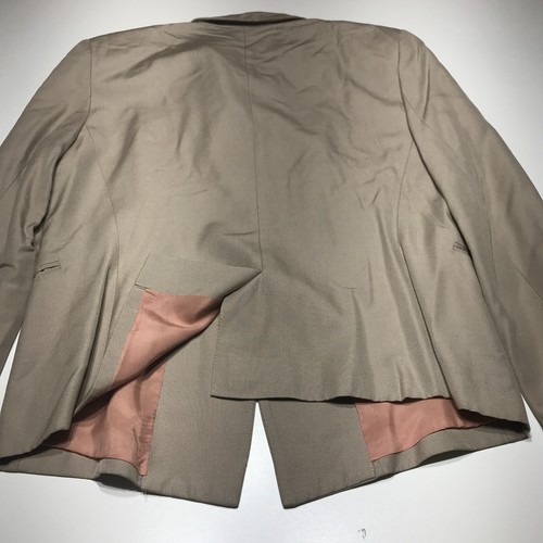 Tahari Suit Set Womens Size 12 Tan 2 Piece Blazer Jacker & Pencil Skirt USA - Picture 12 of 24