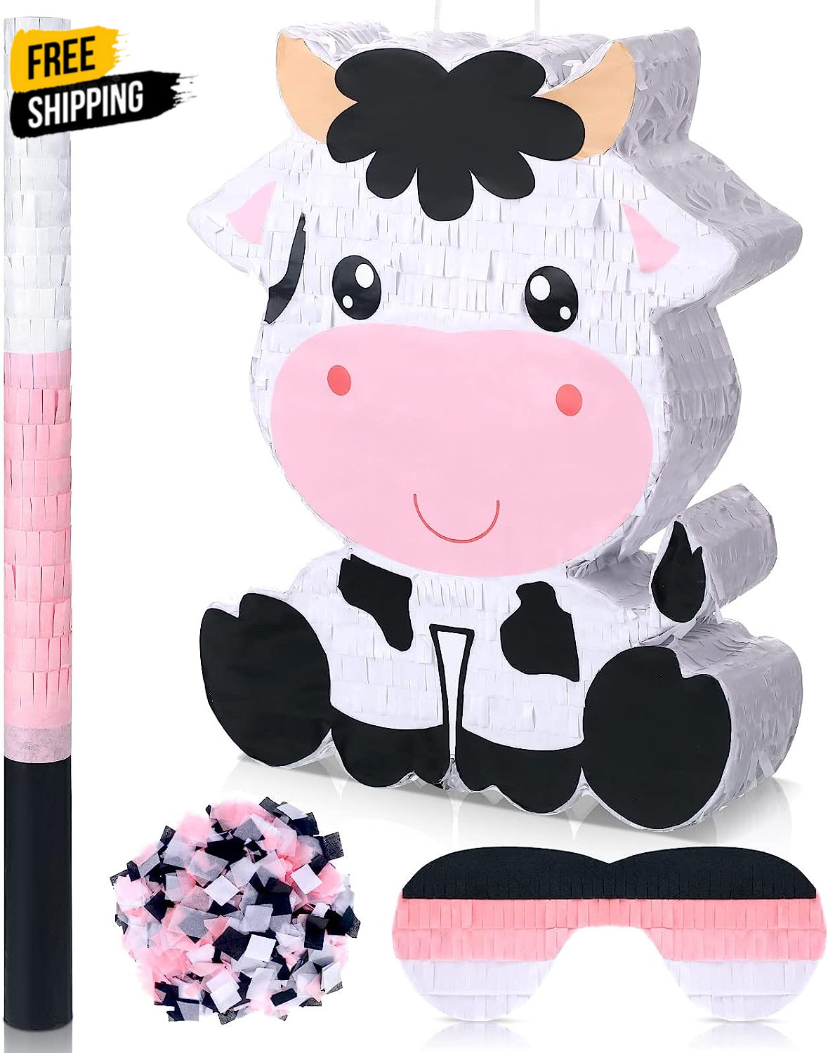 Cow Pinata Birthday Party Decorations Farm Animal Themed Birthday Party Supplies