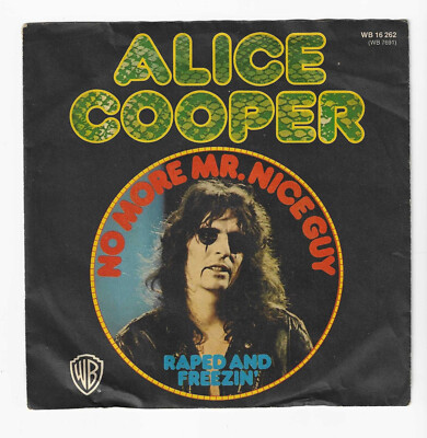 Alice Cooper   No More Mr. Nice Guy Vinyl,7'',45 RPM, Single (SG)