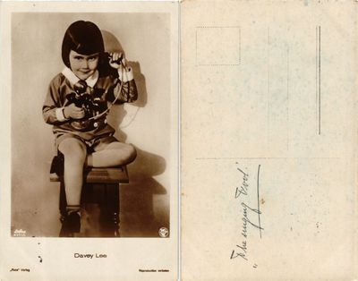 CPA AK DAVEY LEE Ross Verlag FILM STAR (464688)
