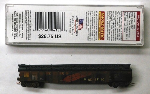 MTL Micro-Trains 10644220 Western Pacific WP 6056 FW desgastado de fábrica | Zustand: New