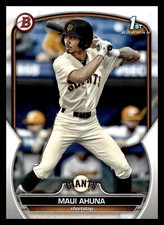 2023 Bowman Draft 1st  #BD-163 Maui Ahuna San Francisco Giants Baseball Card