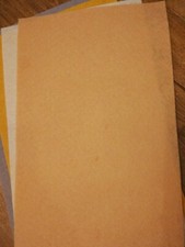 1 x Peach Coloured Craft Felt Sheet Fabric Approx 30cm x 20 cm (11 3/4"x7 3/4")
