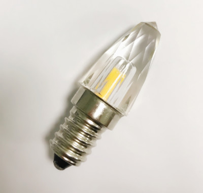 E14 E14S K9 Crystal LED Bulb 1505 COB+SMD 110V/220V 4W Glass Light White/Warm