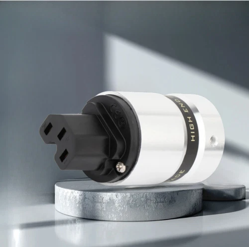 Par de enchufes de alimentación macho y hembra de EE. UU. + conector IEC C15 para cable de alimentación de audio HiFi - Imagen 4 de 6