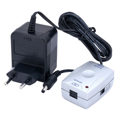 Toslink Verstärker Audio Signal Wandler Konverter Repeater SPDIF mit Netzteil