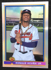 2021 Bowman 1991 Bowman Ronald Acuna Jr #91B-RA Atlanta Braves
