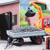Busch 1124 - 1/87 / H0 Kohlebunker Mit AnhäNger - Neu