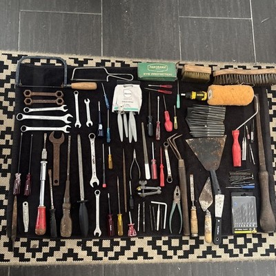 Restposten Werkzeugkoffer voll Werkzeug gebraucht Handwerkzeuge etc Konvolut gemischt teils Vintage