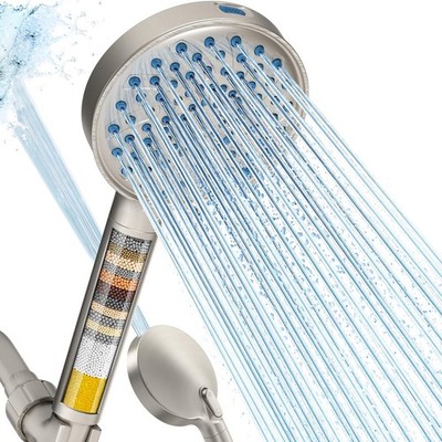 Cobbe Filtered Handheld Shower Head, High Pressure 7-Mode Showerhead w/ Filter
