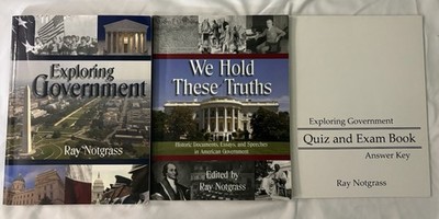 Notgrass Exploring Government Textbook, ''We Hold These Truths'', Answer Key