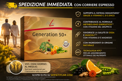 FOOD SUPPLEMENT FOR PHYSICAL WELLNESS ''FITLINE GENERATION 50+'' OFFER!  