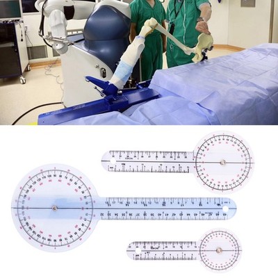 1 Set 3 Stück Goniometer 360-Grad-Kunststofflineale für Ulna und