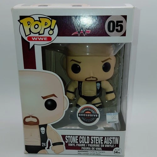 Funko Pop! Vinyl WWE Stone Cold Steve Austin #05 GameStop Exclusive