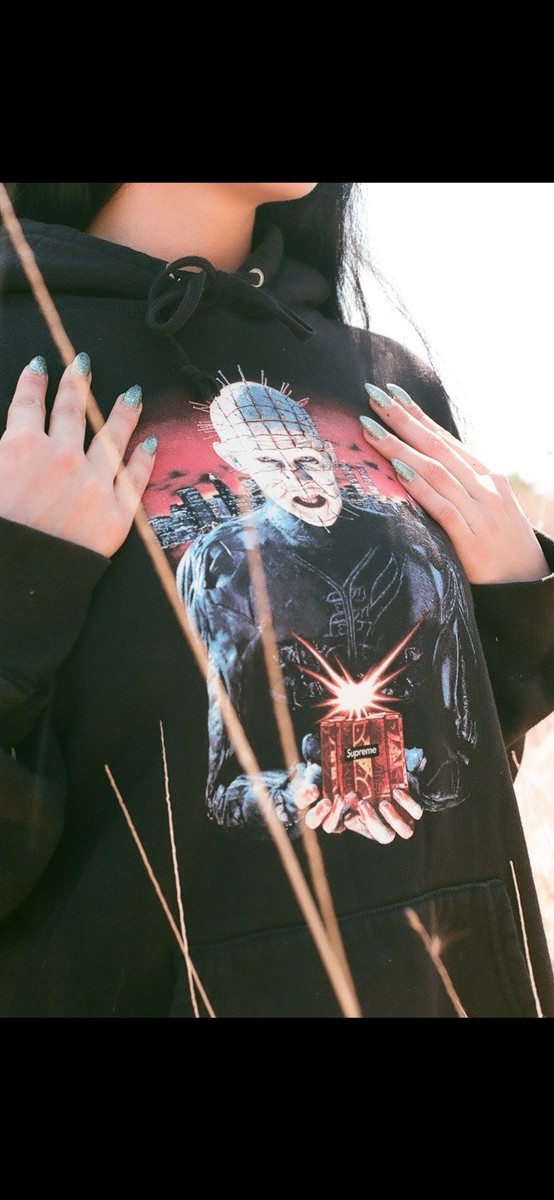 Supreme Hellraiser Pinhead Hoodie Black Medium | eBay