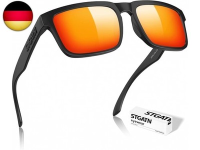 STGATN Grosse Köpfe XL Sonnenbrille Herren Polarisiert und UV Schutz, 155 MM 