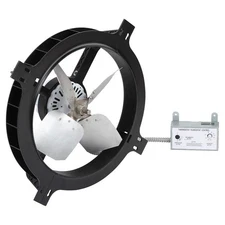 DAYTON 10W195 DAYTON Plastic 6.8"H 21"W Exhst Fan 10W195