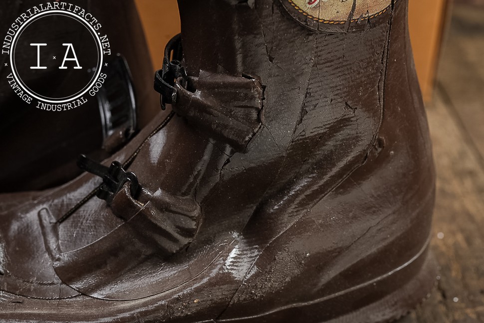 Vintage Gene Autry Rubber Boots with Box