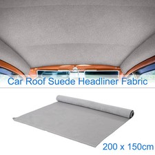 360g Suede Headliner Fabric 80 L X 60 W Dark Gray For Car Interior Trim Repair