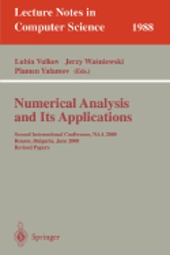 Numerical Analysis and Its Applications: First International Workshop, Wnaa'96,