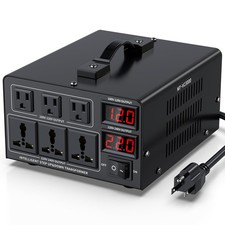 3000W Voltage Converter Transformer 110V to 220V or 220V to 110V Step Up/Dow...