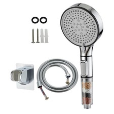 RV Shower Head with Hose, High Pressure 5 Setting Shower Head with Filter and...
