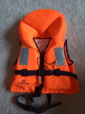 Plastimo Rettungsweste Schwimmweste Typhoon 100 Newtons XS 20/30 Kilo Neu