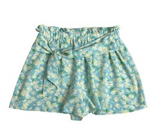 BCBGeneration Shorts Womens M Blue Retro Flor...