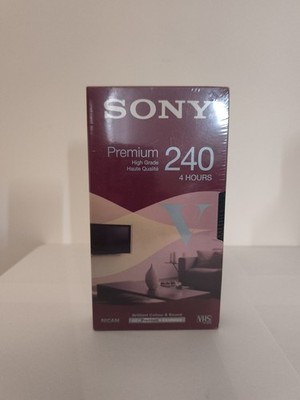 VHS Videokassette Sony V Premium 240 min. / 4 Stunden NEU OVP in Folie