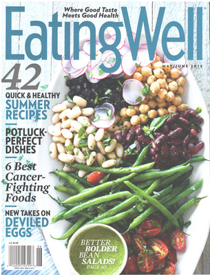EATING WELL Magazine May June 2015 Summer Recipes Potluck Dishes Sandwiches