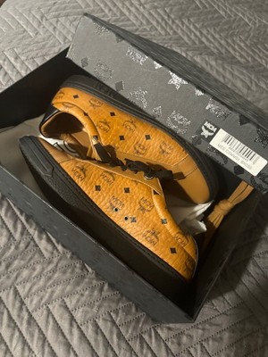 Authentic MCM München Visetos Low-Top Sneakers | Size EU 39 | Box, Dust Bag & Ex