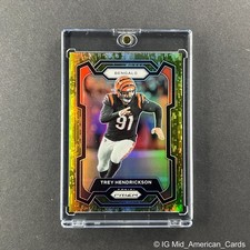 2023 Panini Prizm Trey Hendrickson Forest Camo Prizm #62 Cincinnati Bengals /15