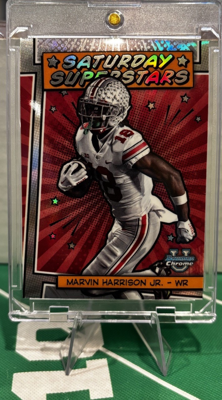 2023 Bowman University Chrome - Saturday Superstars Marvin Harrison Jr. CASE HIT