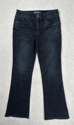 Democracy Ab Technology ''Ab''solution Dark Wash Itty Bitty Bootcut Jeans 10