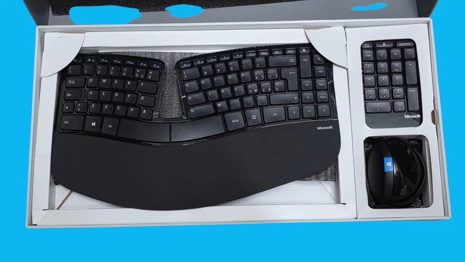 🌟 Microsoft Sculpt Ergonomic Ergonomisches  Tastatur- Numpad Maus Set - Bild 2 von 3