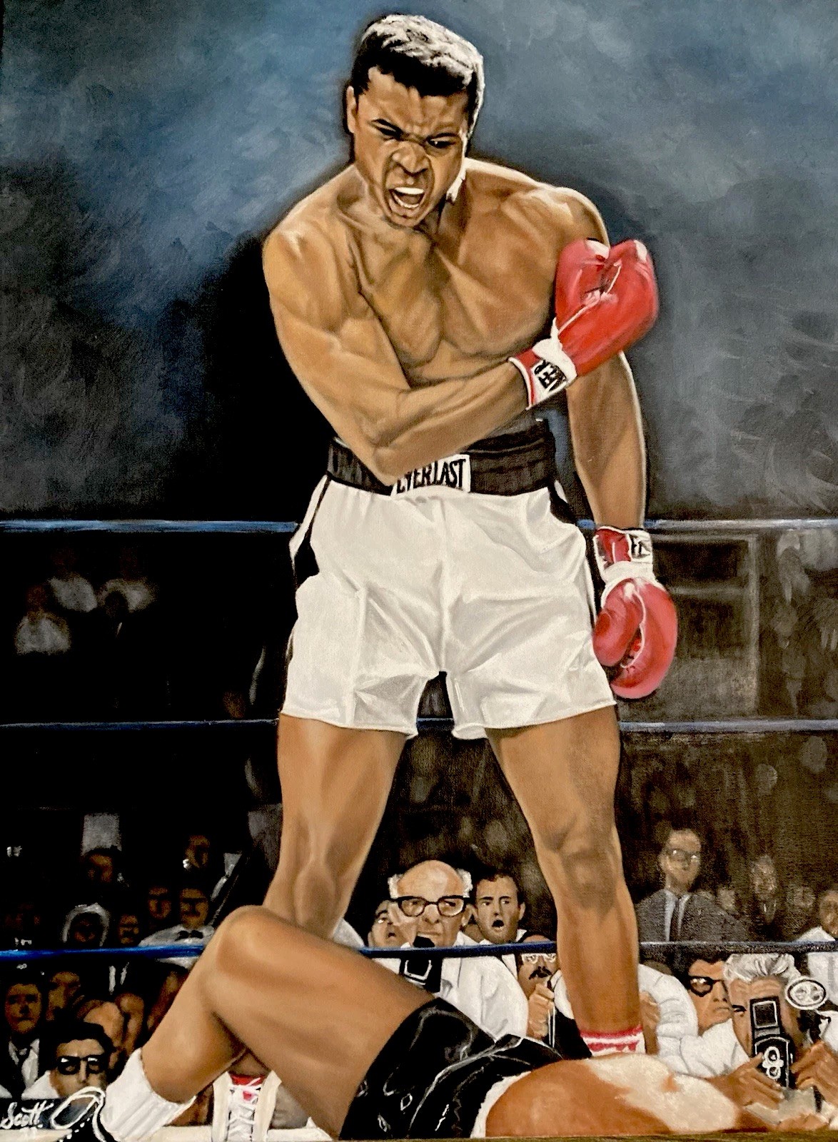 Muhammad Ali-Original Oil On Canvas Painting 24